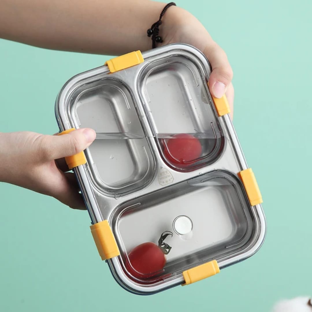 3 COMPARTMENT TIFFIN BOX