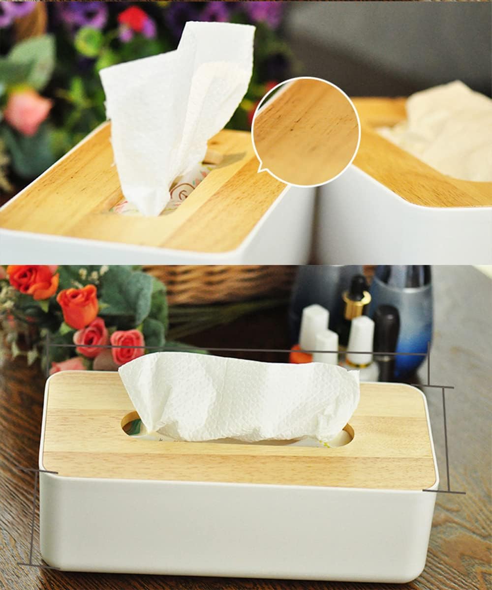 MEDIUM PLASTIC WOODEN TISSUE BOXMEDIUM PLASTIC WOODEN TISSUE BOX
