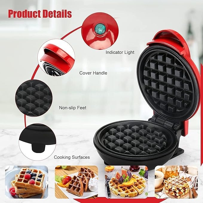 MINI ELECTRIC WAFFLE MAKER