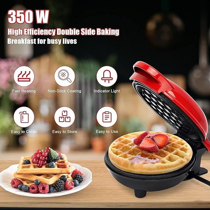 MINI ELECTRIC WAFFLE MAKER