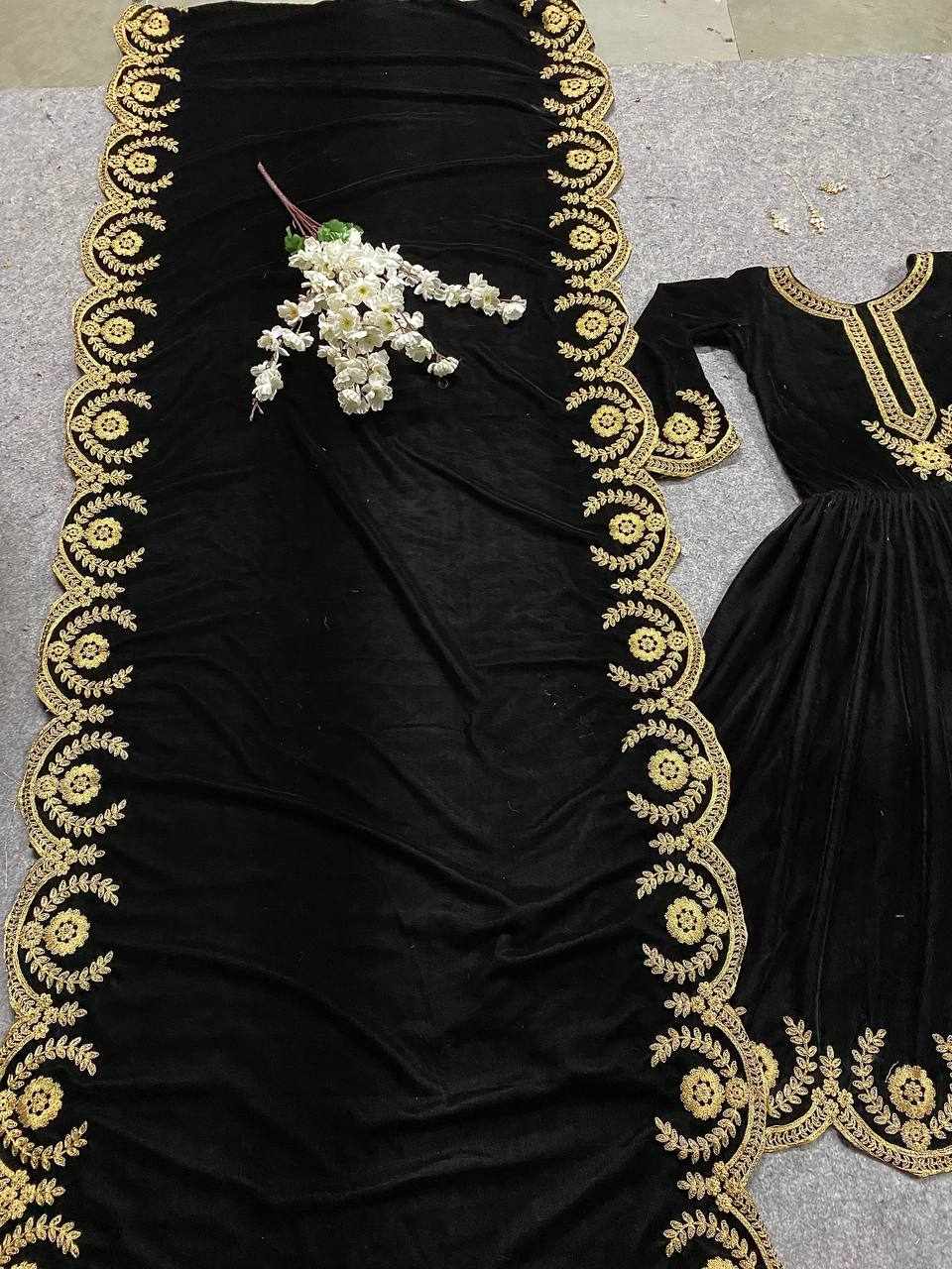 MF 370 Heavy Viscose Velvet Dress