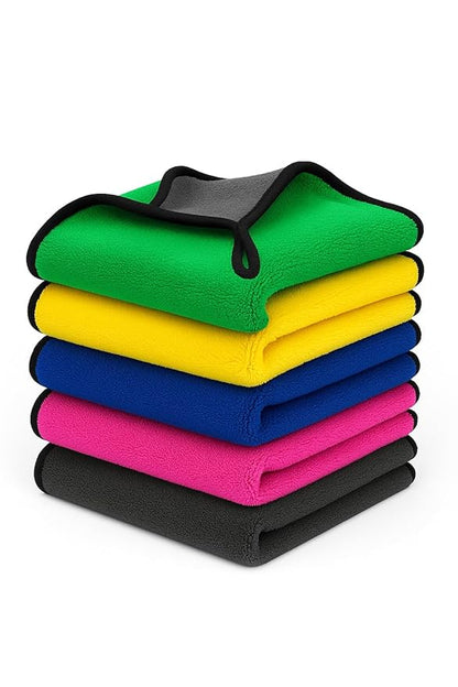 Microfiber Cleaning Towel - Pack of 5 (30x40 cm)