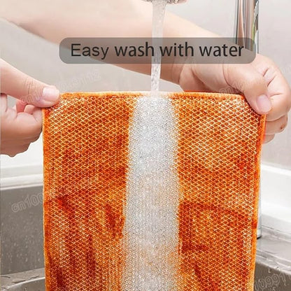 Steel Wire Mesh Scrubbing Cloth - Pack of 5 (20x20 cm)
