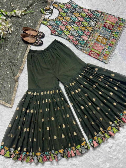 MF 438 Heavy Faux Georgette Dress