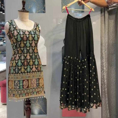 MF 438 Heavy Faux Georgette Dress