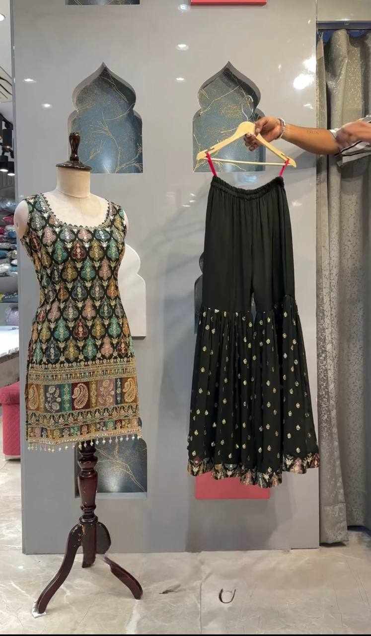 MF 438 Heavy Faux Georgette Dress