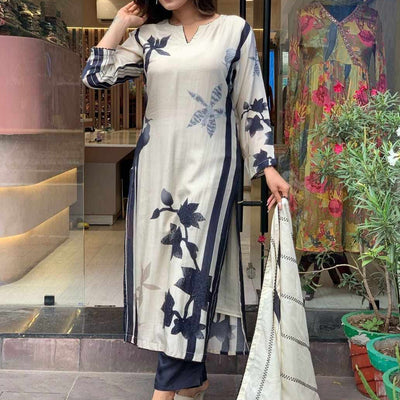 SF 31 Elegant Pure Softest Muslin Suit 458