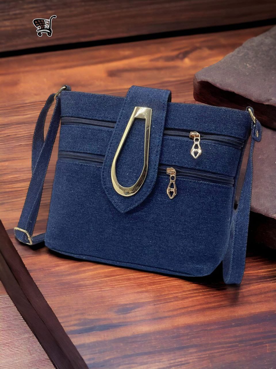 Danim zipper Sling bag