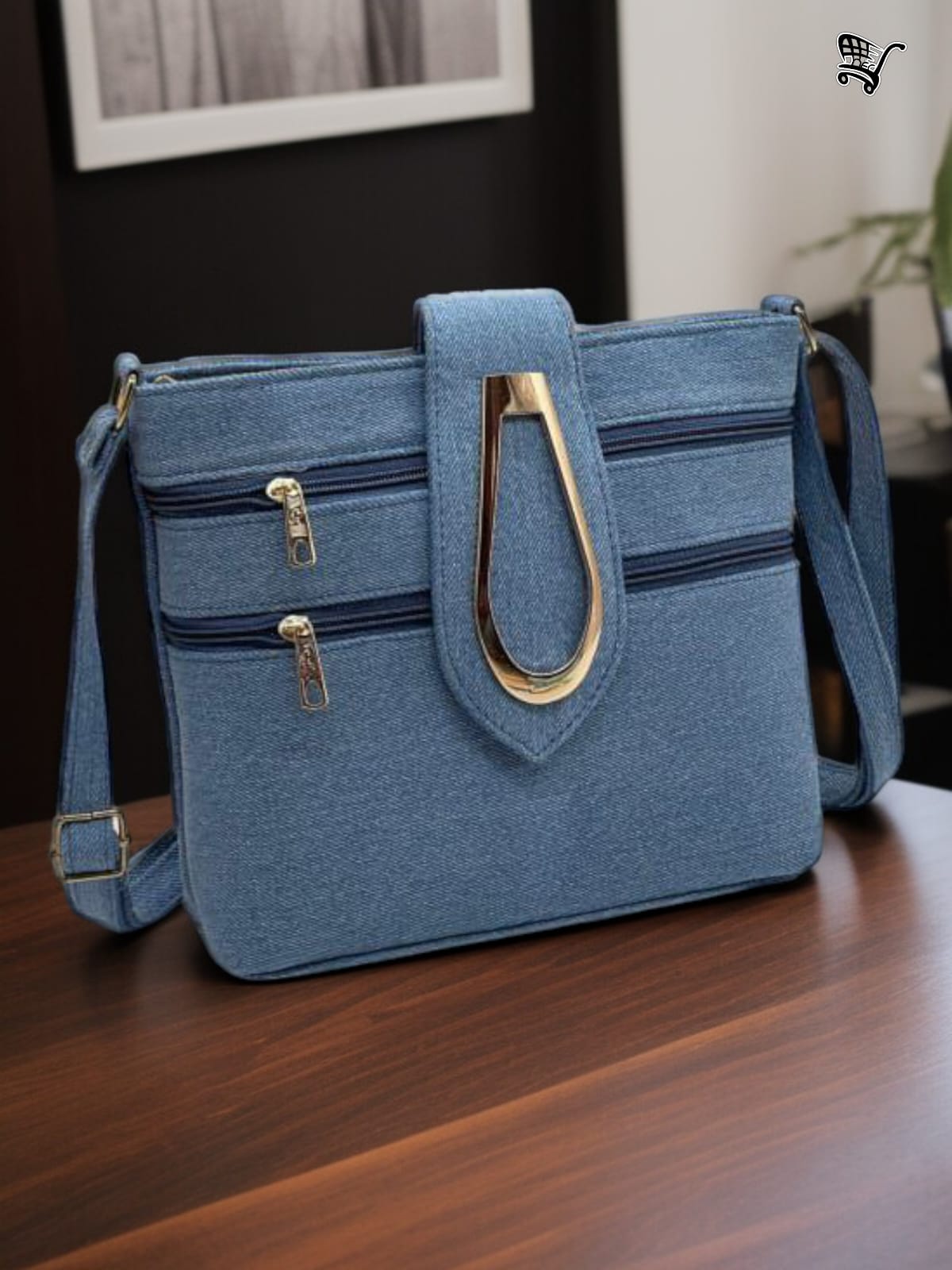 Danim zipper Sling bag