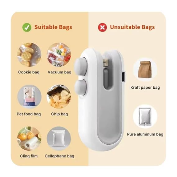 2 in 1 Mini Bag Sealer & Cutter