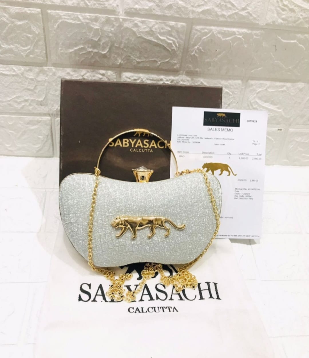 Sabyasachi - Metal Box Clutch
