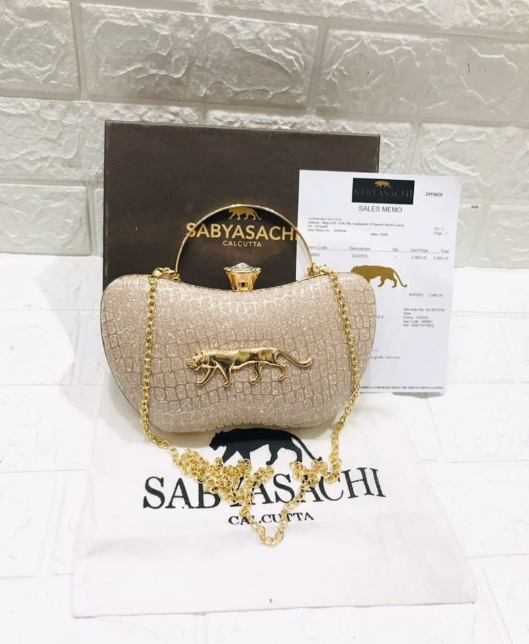 Sabyasachi - Metal Box Clutch